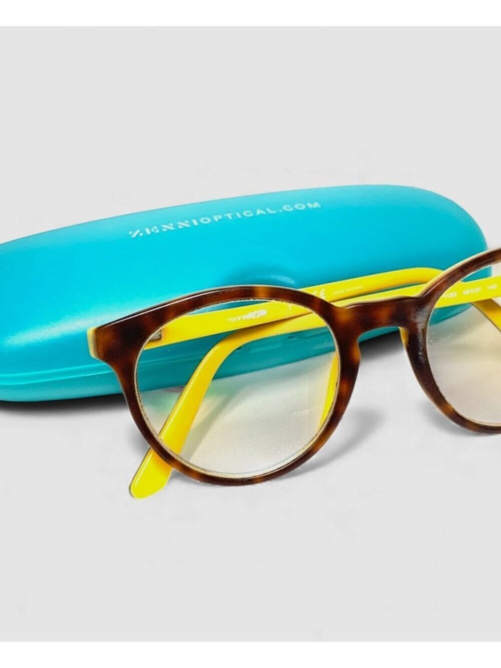 Arnette C-Street 7110 Unisex Glasses Yellow & Tortoise Shell Frames 48/21/140mm